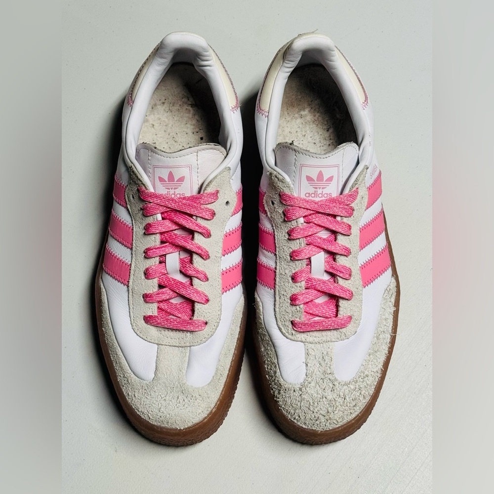 Adidas Sambae ‘Cloud White Pink Bliss’ Sz 11W/10M - Picture 2 of 8